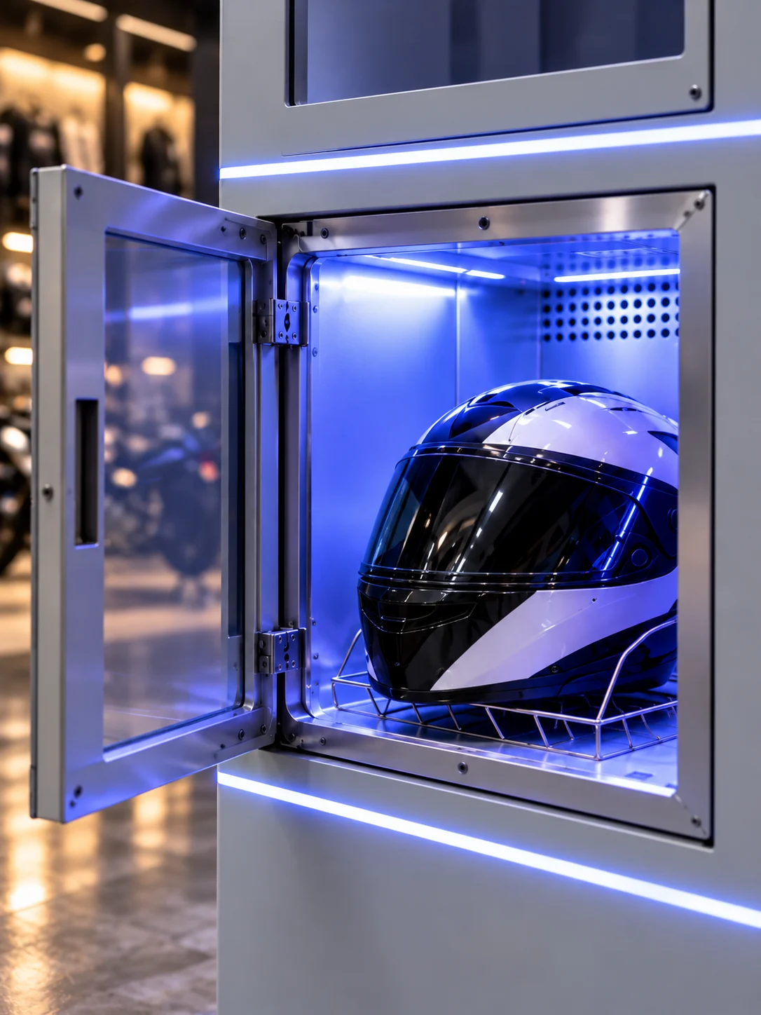 Casque dans la borne BREEZE